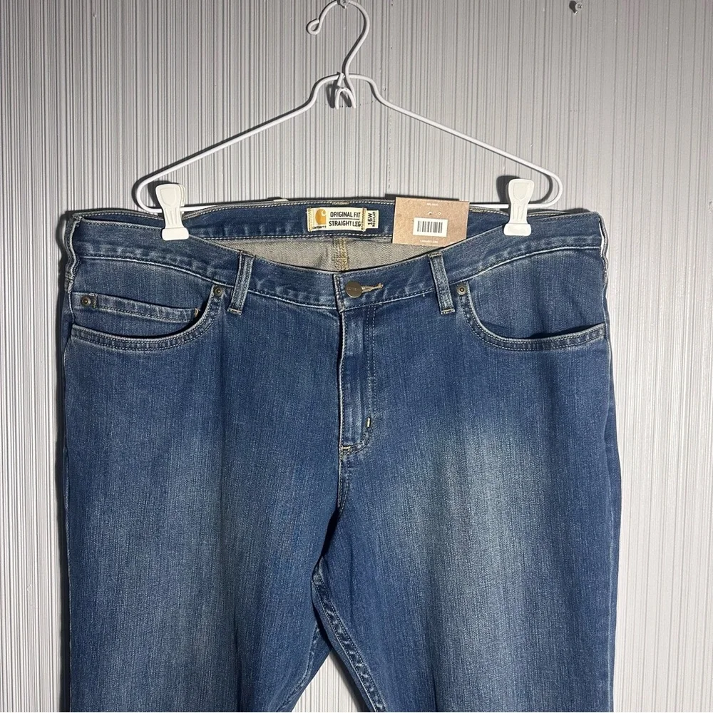 Carhartt NWT Original fit Straight leg Blaine jeans women’s 16W